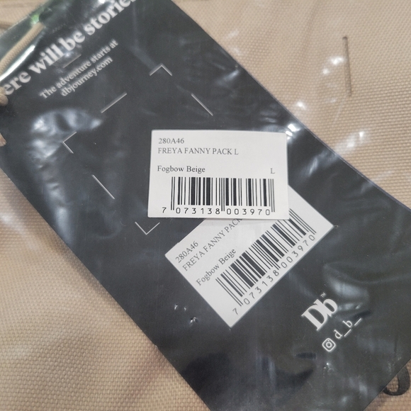Db Journey Freya Waist Bag Fanny Pack Fogbow Beige BNWT - Picture 4 of 4